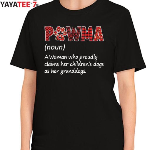 Best Gifts For Cat Lovers Cat Mom Pawma Noun A Woman Who Proudly T-Shirt Women's T-Shirt