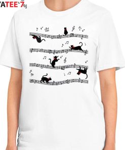 Best Gifts For Cat Lovers Cats Playing On Music Cat Mothers Day Gifts Womens T-Shirt Women's T-Shirt