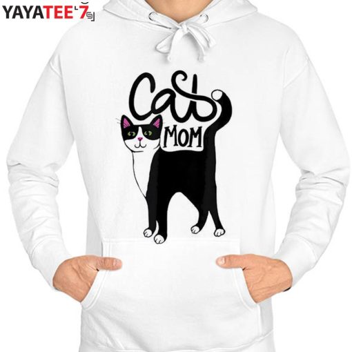 Best Gifts For Cat Lovers Cute Cat Mothers Day Gifts Tuxedo Cat Mom T-Shirt Hoodie