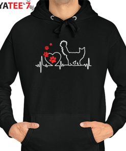 Best Gifts For Cat Lovers Heartbeat Cat Kitten Lover Cat Mothers Day Gifts T-Shirt Hoodie