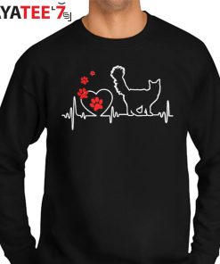 Best Gifts For Cat Lovers Heartbeat Cat Kitten Lover Cat Mothers Day Gifts T-Shirt Sweater