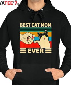 Best Gifts For Cat Lovers Vintage Best Cat Mom Ever Cat Mothers Day Gifts Women T-Shirt Hoodie