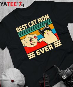 Best Gifts For Cat Lovers Vintage Best Cat Mom Ever Cat Mothers Day Gifts Women T-Shirt