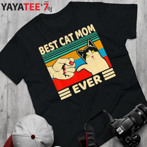 Best Gifts For Cat Lovers Vintage Best Cat Mom Ever Cat Mothers Day Gifts Women T-Shirt