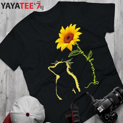 Best Gifts For Cat Lovers You Are My Sunshine Sunflower Cat Mothers Day Gifts T-Shirt