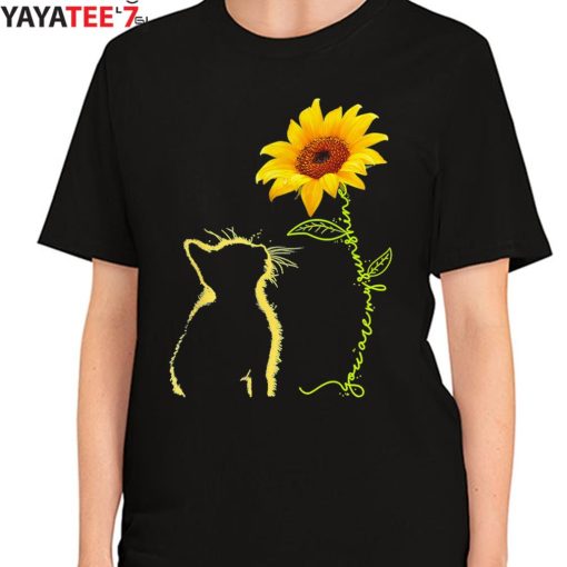 Best Gifts For Cat Lovers You Are My Sunshine Sunflower Cat Mothers Day Gifts T-Shirt Women's T-Shirt