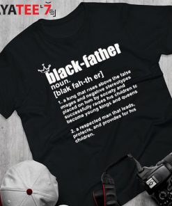 Black Father Definition Black Dad African American Afro Black King Shirt