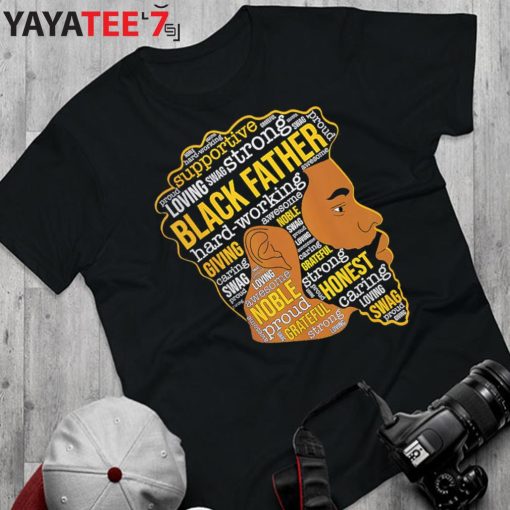 Black Father King Black Dad Afro African Man Black History Month Father’s Day Gift Shirt