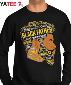 Black Father King Black Dad Afro African Man Black History Month Father’s Day Gift Shirt Sweater