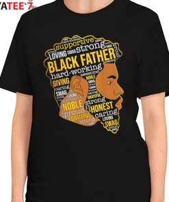 Black Father King Black Dad Afro African Man Black History Month Father’s Day Gift Shirt Women's T-Shirt