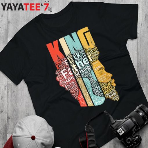 Black Father King Black Dad Strong Black King African American Afro Shirt