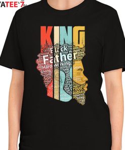 Black Father King Black Dad Strong Black King African American Afro Shirt Women's T-Shirt