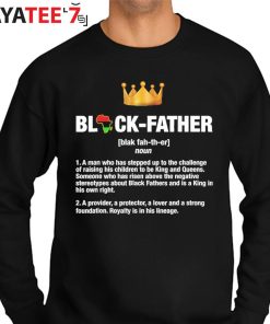 Black Father Noun Black Dad African American Dad Black History Month Shirt Sweater