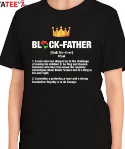 Black Father Noun Black Dad African American Dad Black History Month Shirt Women's T-Shirt
