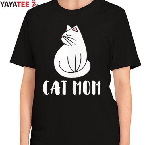 Cat Mom Best Gifts For Cat Lovers Cute Kitty Cats Moms Crazy Cat Lady T-Shirt Women's T-Shirt