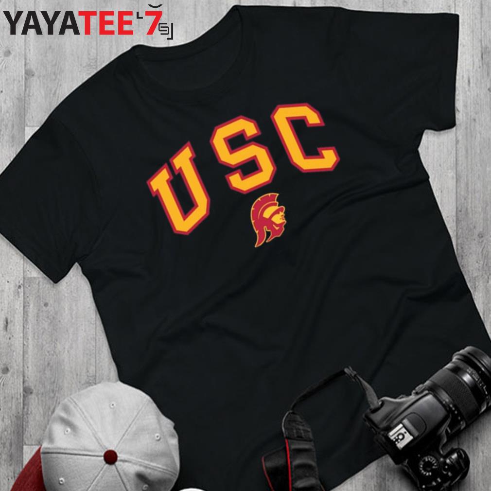 Men's Champion Cardinal USC Trojans Alumni Logo Long Sleeve T-Shirt