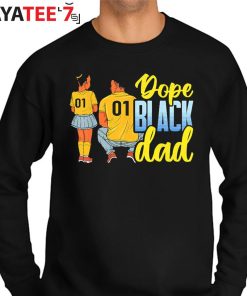Dope Black Dad Melanin Father Daughter African American Shirt Father’s Day Gift Sweater