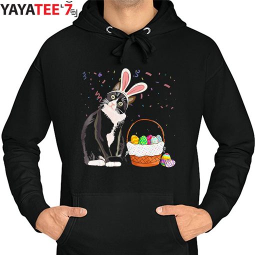 Easter Day Best Gifts For Cat Lovers Cat Bunny Ears Cat Mothers Day Gifts Women T-Shirt Hoodie