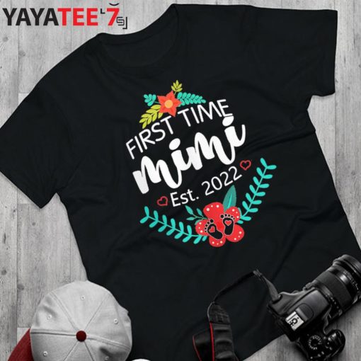 First Time Mimi Est. 2022 New Mom Women T-Shirt Mothers Day Gifts