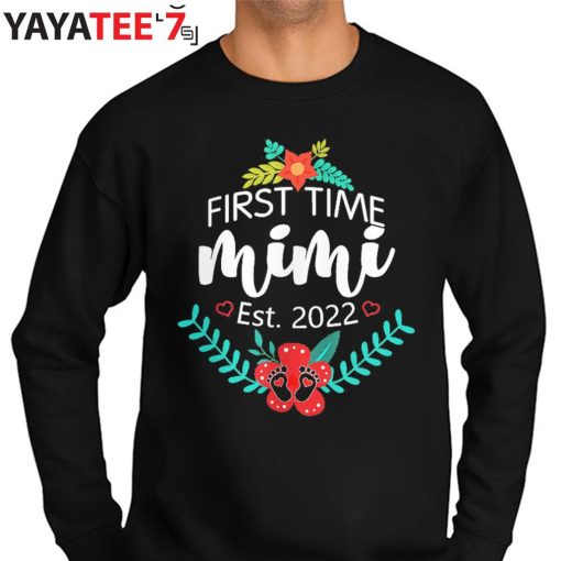 First Time Mimi Est. 2022 New Mom Women T-Shirt Mothers Day Gifts Sweater