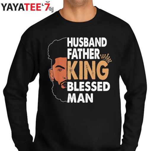 Husband Father King Blessed Man Black Dad African American Father’s Day Gift Sweater