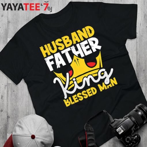 Husband Father King Blessed Man Black Dad Pride Father’s Day Gift Shirt