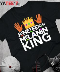 Juneteenth Melanin King Black Dad Black History Month African American Shirt