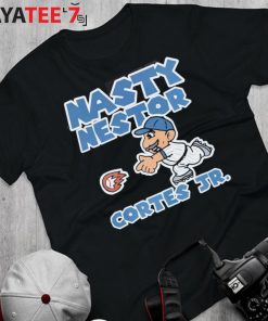 Nestor Cortes wearing a Mario-inspired Nestor Cortes custom shirt