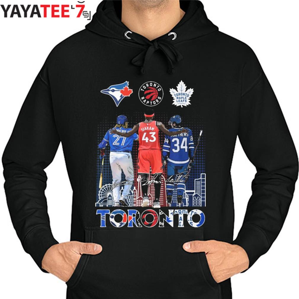 Toronto Sports Vladimir Guerrero Jr. And Auston Matthews Signatures shirt,  hoodie, sweater, long sleeve and tank top