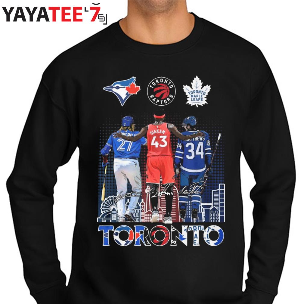 Toronto Sports Vladimir Guerrero Jr. And Auston Matthews Signatures shirt,  hoodie, sweater, long sleeve and tank top