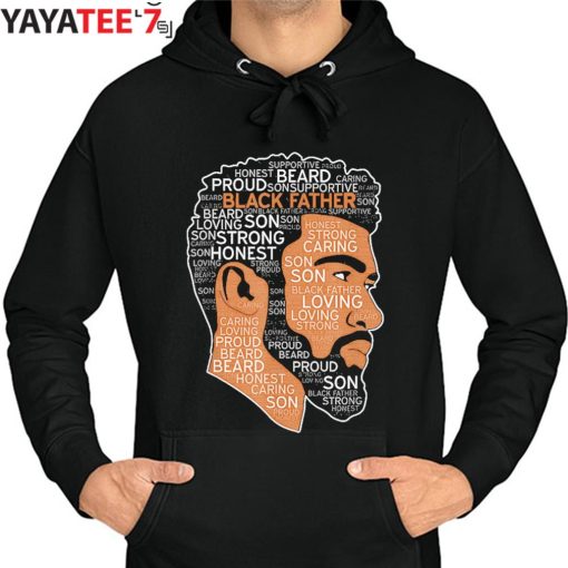 Proud Black Father Beard Black Dad African American Shirt Father’s Day Gift Hoodie