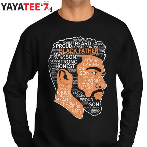 Proud Black Father Beard Black Dad African American Shirt Father’s Day Gift Sweater