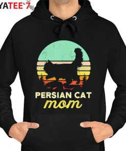 Retro Persian Cat Mom Best Gifts For Cat Lovers Cat Mothers Day Gifts Cute Persian Cat T-Shirt Hoodie