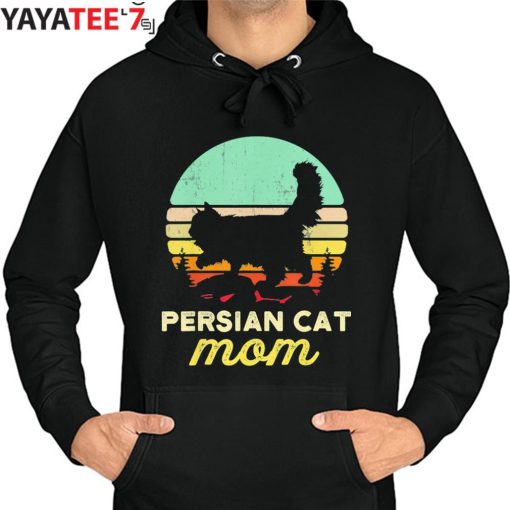 Retro Persian Cat Mom Best Gifts For Cat Lovers Cat Mothers Day Gifts Cute Persian Cat T-Shirt Hoodie