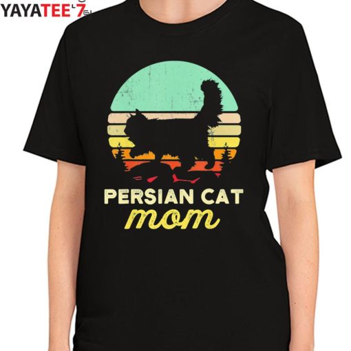 Retro Persian Cat Mom Best Gifts For Cat Lovers Cat Mothers Day Gifts Cute Persian Cat T-Shirt Women's T-Shirt