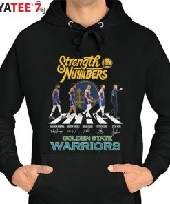 Golden State Warriors strength numbers abbey road signatures 2022 t-shirt,  hoodie, sweater, long sleeve and tank top