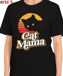 Vintage Cat Mama Best Gifts For Cat Lovers Cat Mothers Day Gifts Cat Retro Distressed T-Shirt Women's T-Shirt