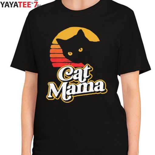 Vintage Cat Mama Best Gifts For Cat Lovers Cat Mothers Day Gifts Cat Retro Distressed T-Shirt Women's T-Shirt