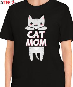 Womens Best Gifts For Cat Lovers Cat Mom Kawaii Cat Mothers Day Gifts Grey Tabby Kitty T-Shirt Women's T-Shirt