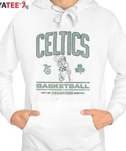 47 Women's Boston Celtics White We Have Heart Frankie T-Shirt, XL