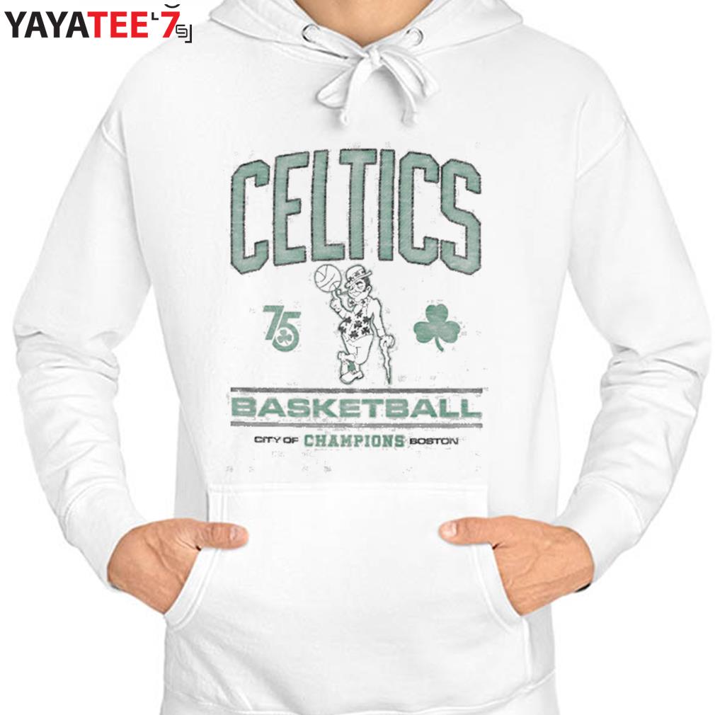 Women's '47 White/Black Boston Celtics 2021/22 City Edition Vintage Tie-Dye  Tubular Cropped T-Shirt