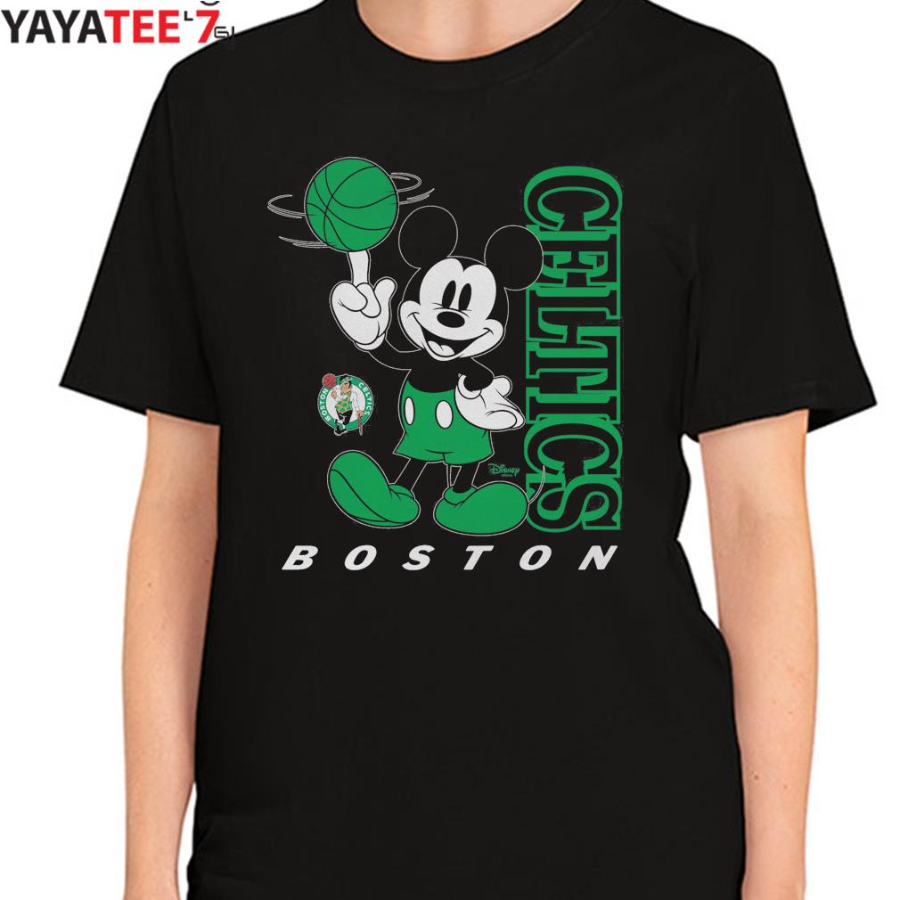 Boston Celtics Junk Food Disney Vintage Mickey Baller Shirt