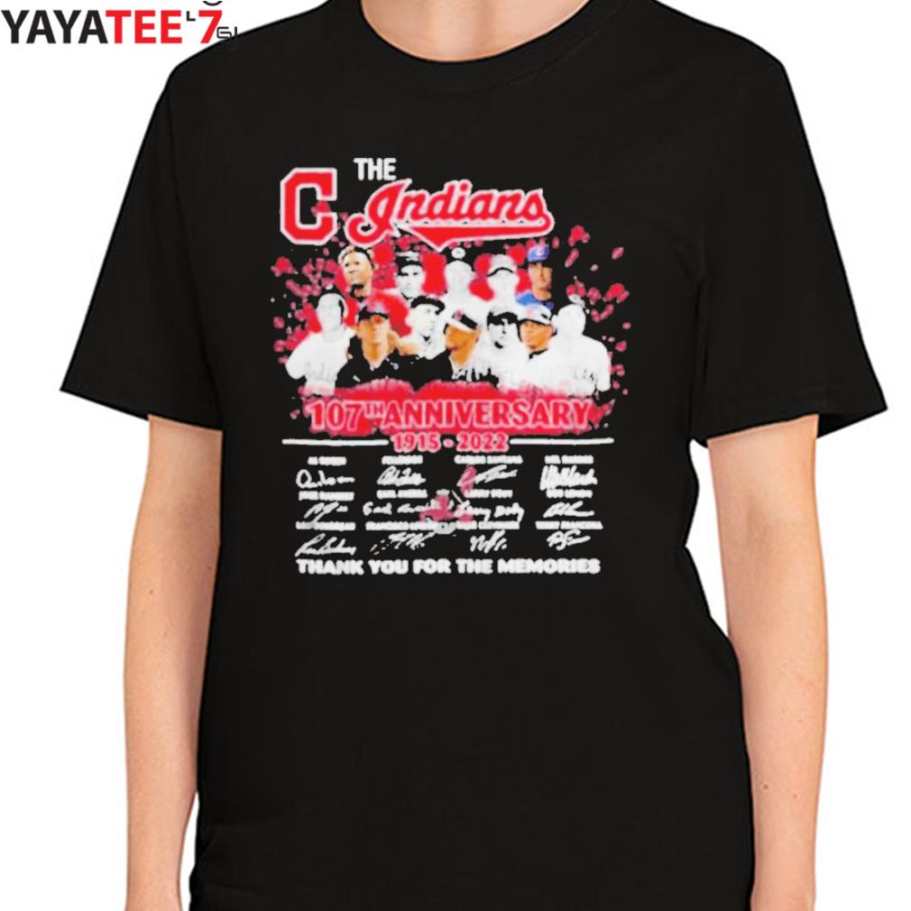 Cleveland Indians 107th Anniversary 1915 2022 T-Shirt, hoodie