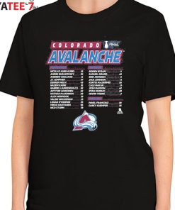 Colorado Avalanche 2022 Stanley Cup Final Own Goal Roster T-Shirt, hoodie,  sweater, long sleeve and tank top