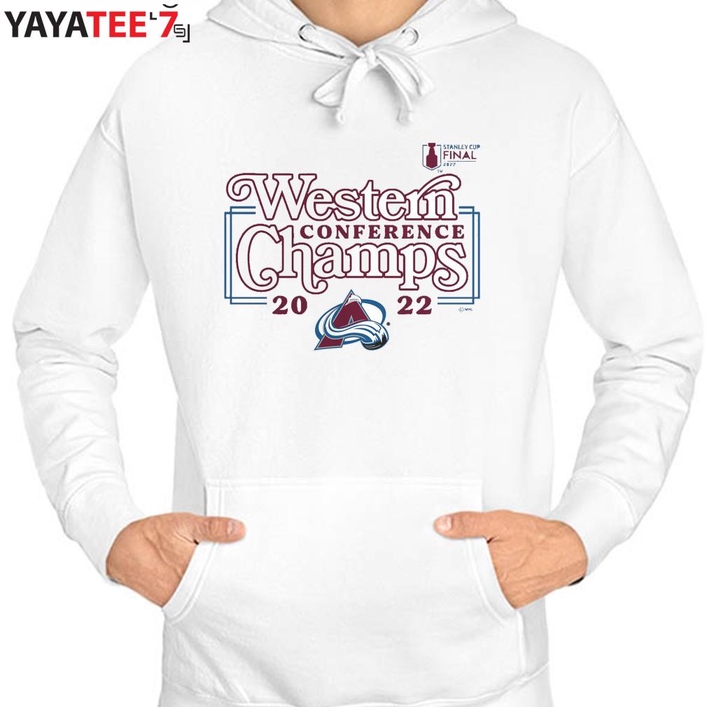 Colorado Avalanche Women's 2022 Western Conference Champions Line Shift  T-Shirt