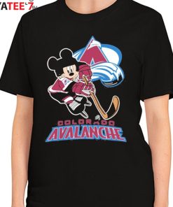 NHL Colorado Avalanche Mickey Mouse Disney Hockey T Shirt T-Shirt