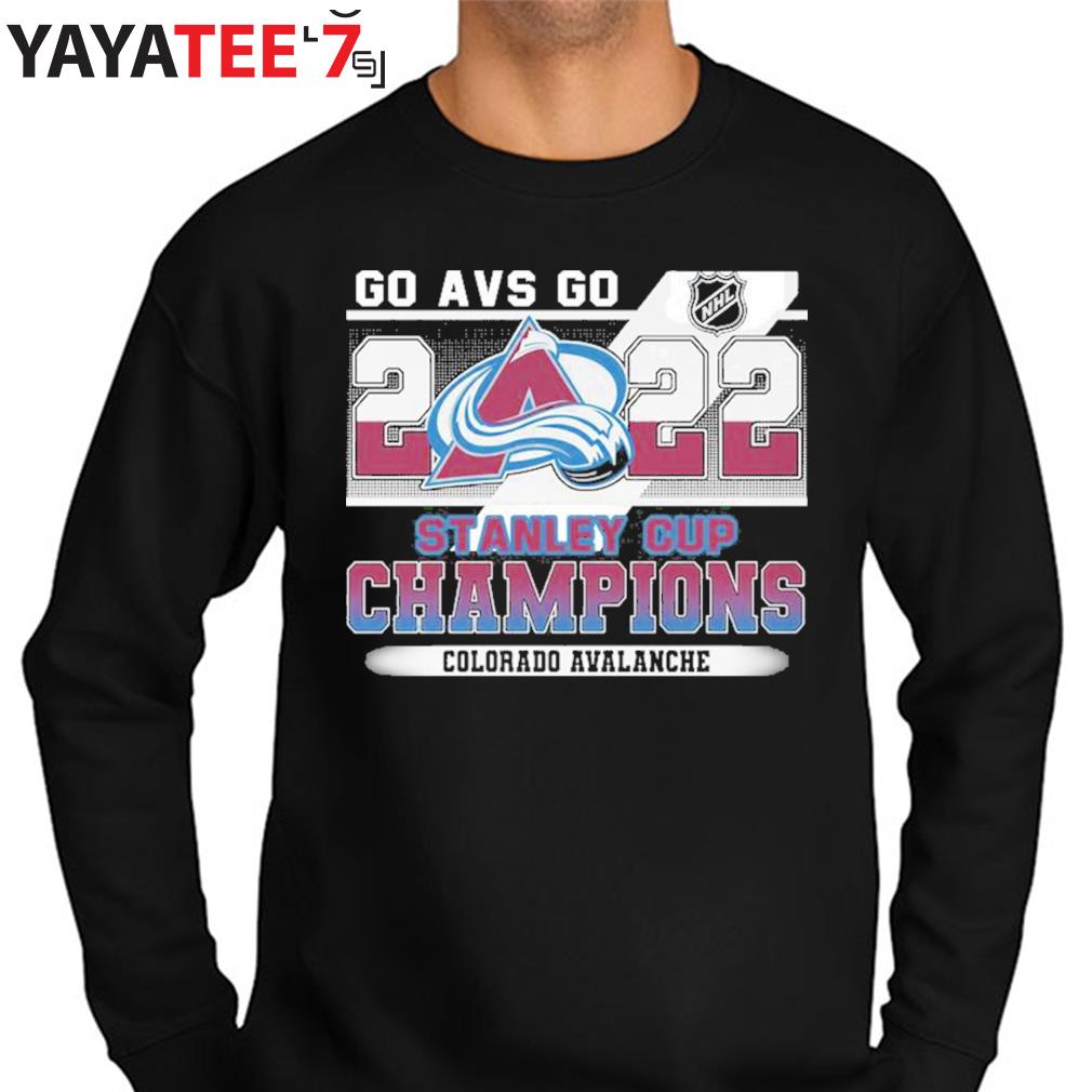 COLORADO AVALANCHE 2022 NHL STANLEY CUP CHAMPIONSHIP DOUBLE SIDED T-SHIRT