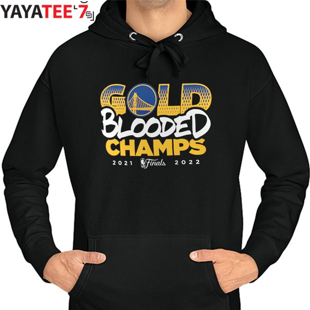 Golden State Warriors - 2022 Champions Gold Blooded NBA T-shirt