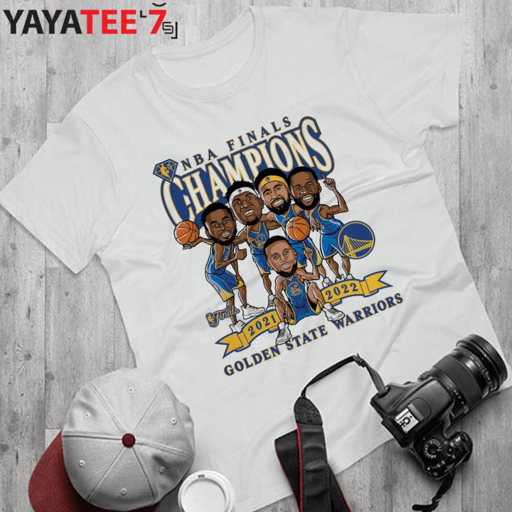 Men's Fanatics Branded White Golden State Warriors 2022 NBA Finals  Champions Caricature T-Shirt