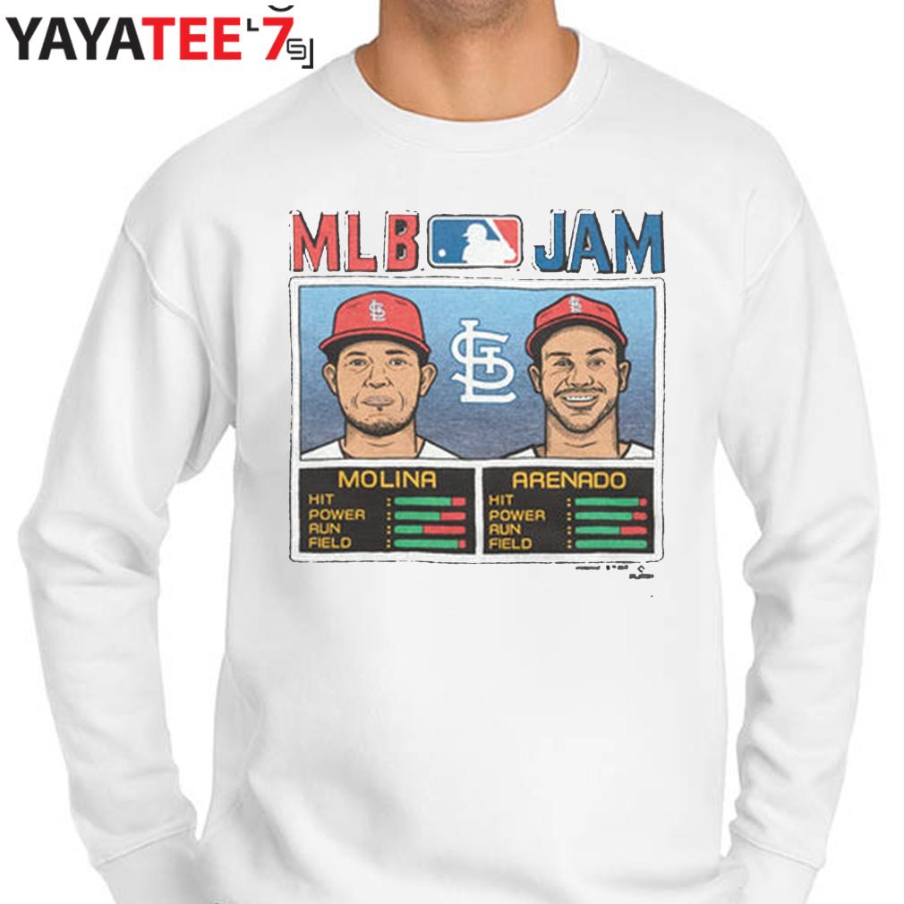 MLB Jam Cardinals Molina And Arenado Retro St. Louis Cardinals T-Shirt,  hoodie, sweater, long sleeve and tank top